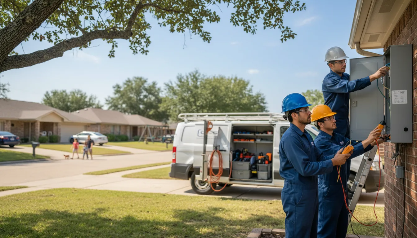Certified electrician providing emergency electrical services in Pearblossom, CA